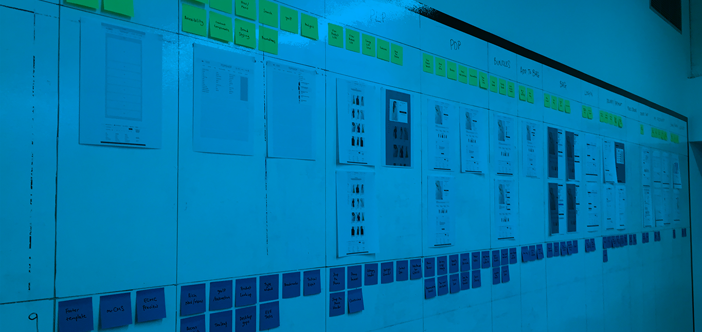 Arcadia user journey mapping across brands
